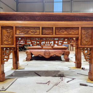Án Gian Tứ Quý Gỗ Hương Đá kích thước 197x107 cao 127cm