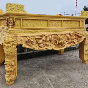 Sập thờ tứ linh gỗ mít