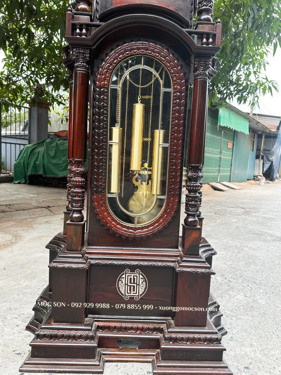 Đồng Hồ Tứ Trụ gỗ trắc