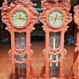 Đồng Hồ Cây Mẫu Đại Bàng gỗ Hương Đá