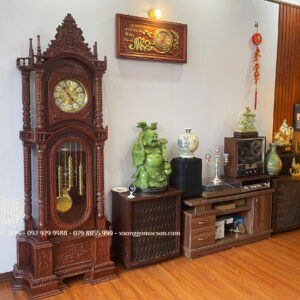 Đồng Hồ Tứ Trụ gỗ Hương Đá